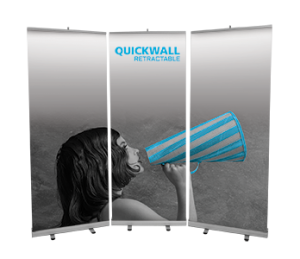 Multiple Banner Stands forming a Backwall